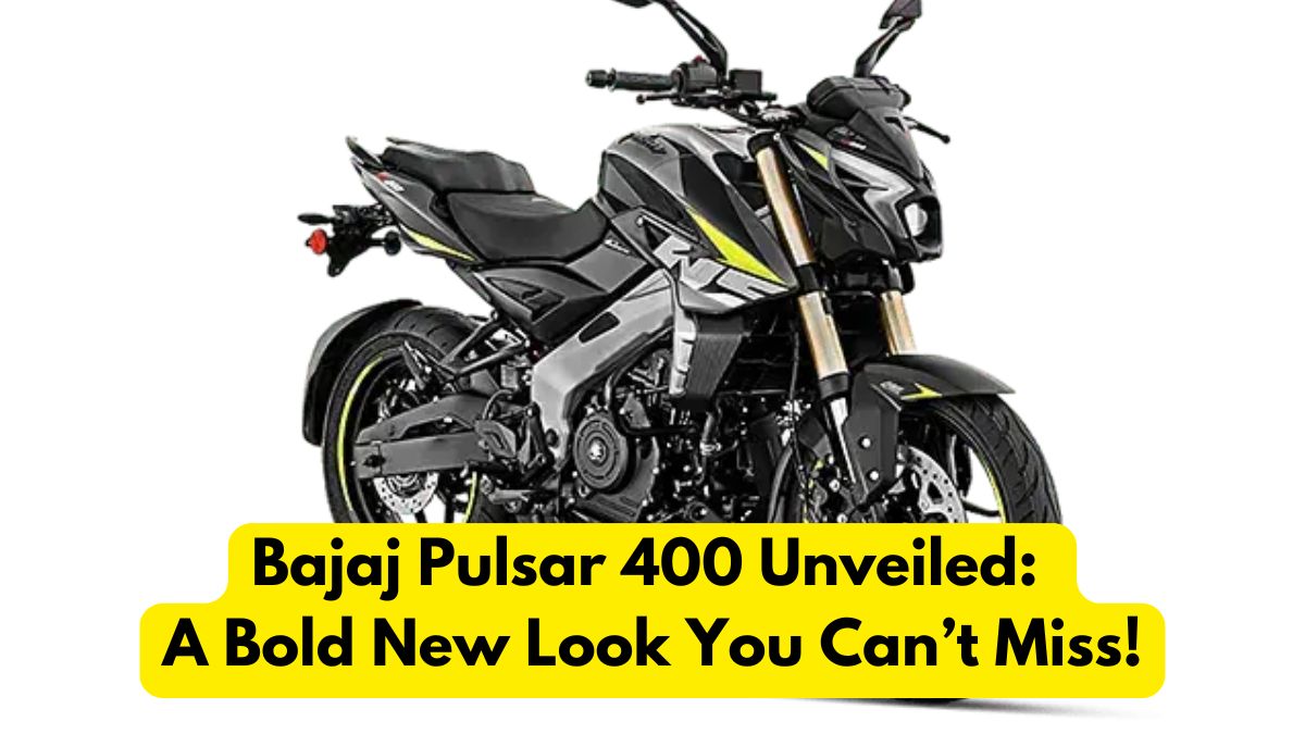 Bajaj Pulsar 400 Unveiled: A Bold New Look You Can’t Miss!