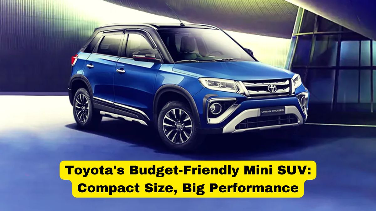 Toyota's Budget-Friendly Mini SUV: Compact Size, Big Performance