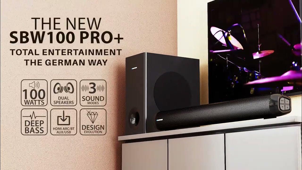 Blaupunkt SBW100 Pro+ Powerful 100W soundbar launched