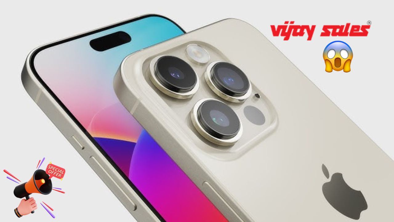 Huge discounts on iPhone 16, iPhone 15 Plus, take advantage of Vijay Sales sale