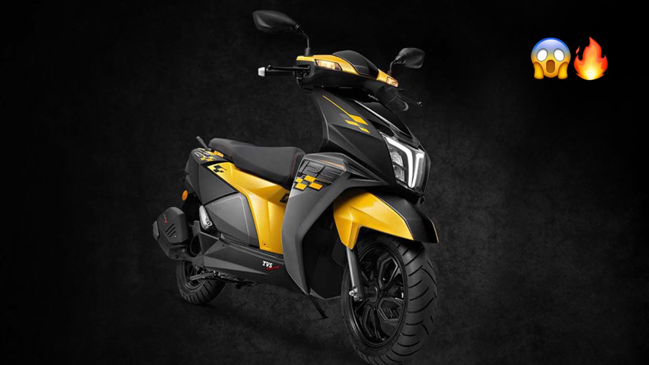 TVS Ntorq's blast Came to win hearts with its amazing looks and speed