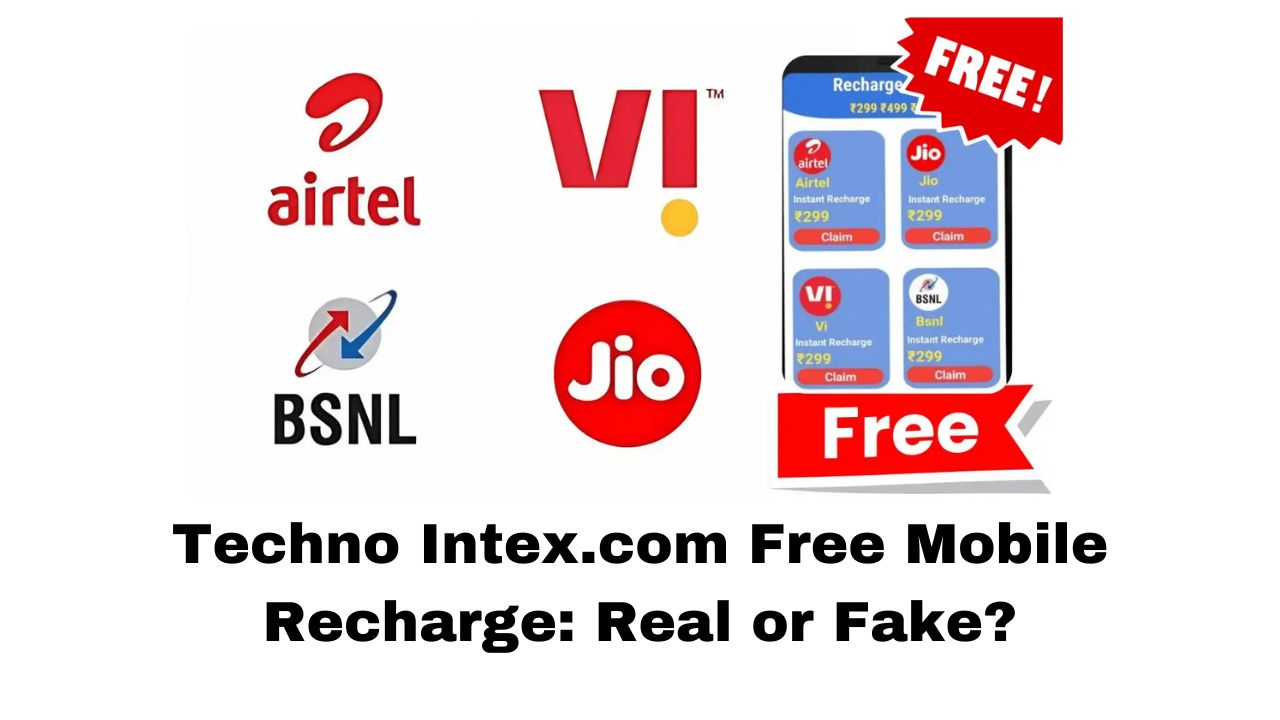 Techno Intex.com Free Mobile Recharge: Real or Fake?