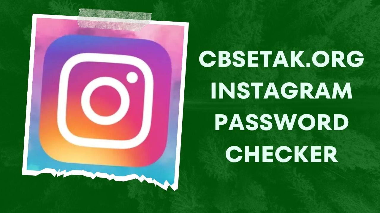 cbsetak org Instagram Password Checker